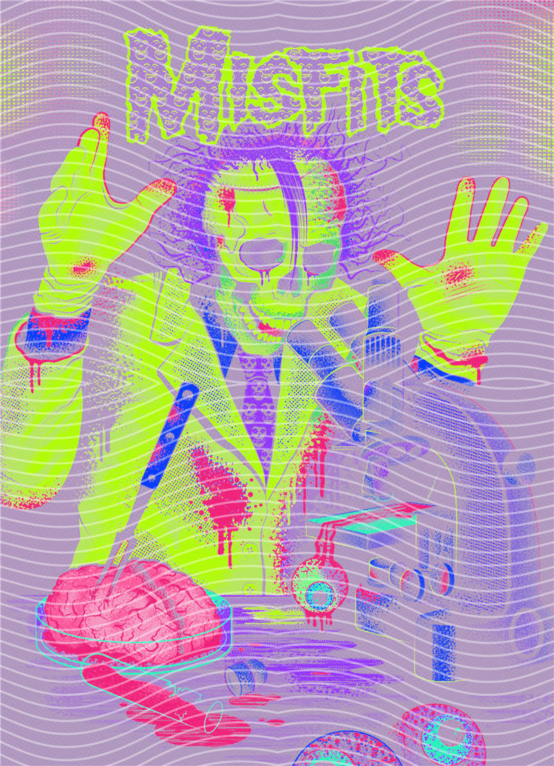 Metal band half tone-MB 4